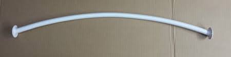 Rv Camper Trailer Curved Shower Bathtub Curtain Rod Camper Trailers Camper Rv Campers