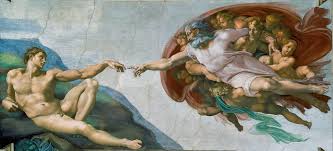 Michelangelo Buonarroti La Creazione Di Adamo Parte Della Volta Della Cappella Sistina Vaticano 15 Michel Ange Chapelle Sixtine Michel Ange Chapelle Sixtine