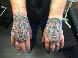 Lion Lioness Hand Tattoos Hand Tattoos Tattoos Lioness Tattoo