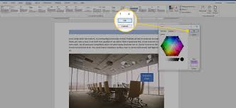 To do this, go to the page layout ribbon tab and choose page color. Change The Display Color In Word