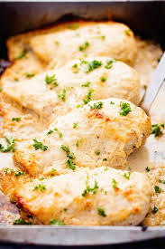 Turn to evenly coat both sides of each breast with pasta sauce mixture. Baked Parmesan Chicken Recipe The Recipe Critic