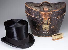 Sold Price Beaver Skin Top Hat And Case November 6 0113 9 30 Am Est Top Hat Hats Vintage Hats