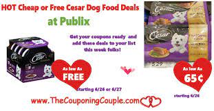 Hot Cheap Or Free Cesar Dog Food Deals At Publix This Week Dog Food Recipes Cheap Dog Food Meal Deal