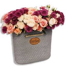 Fast flower delivery and excellent customer service. San Juan Romantic Gesture Flower Delivery Mix Of Pastel Coloured Flowers In A Pot Flower Delivery San Juan Online Florist San Juan