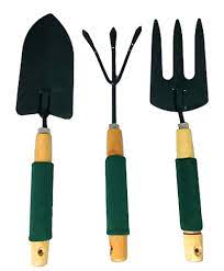 Bulfyss Gardening Tools With Quality Grip Wooden Handle 3 Piece Green Buy Online In Kuwait At Desertcart Com Kw Productid 75995150
