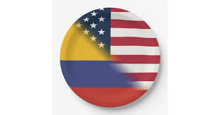 Colombian American Flag | Half Colombia ...