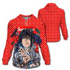 Naruto supreme shirt is perfect shirt for who love naruto supreme. Naruto Hurt Supreme Louis Vuitton Red Fashion Brand Trendy Model Pod All Over Print 3d Clothing
