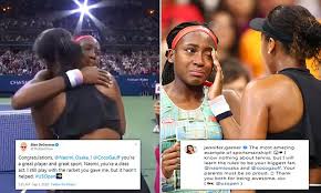 She came to the limelight when she won the us open against serena williams; Tennis Star Naomi Osaka Hailed Class Act For Inviting Coco Gauff To Do Joint Us Open Interview Daily Mail Online