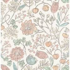 With this guide and the right supplies, you'll be ready to update any room in your house. Nuwallpaper Pastel Southern Trail Peel And Stick Strippable Wallpaper Covers 30 75 Sq Ft Nus3623 Th Washable Wallpaper Peel And Stick Wallpaper Nuwallpaper