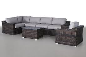 Century Modern Outdoor Marina Collection Patio Furniture Sofa Garden Sectional Contemporary Patio Furniture Backyard Furniture Decor Patio Furniture For Sale