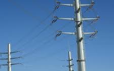33kV Transmission Line Steel Pole Tower Electrical Power Pole