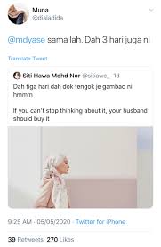 Suami Terpaksa Belanja Isteri Tudung Naelofar Gara-Gara Cabar Di Twitter,  Ini Respon Neelofa - Media Hiburan