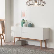 Buffet Lindholm Iii Chene Partiellement Massif Home24 Fr Buffet Salle A Manger Mobilier De Salon Salle A Manger Design