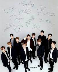 Wanna One Tanda Tangan Gambar Tanda Tangan Idol