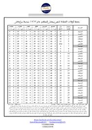 Faites la prière à l'heure. Horaire Priere Ramadan Marrakech Fichier Pdf