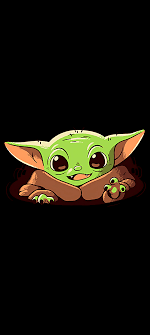 Baby Yoda Iphone Wallpaper Black Iphone Wallpaper Wallpaper Yoda