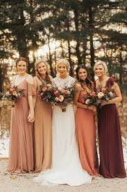 Fall Bridesmaid Dresses Warm Hue Mix And Match Bridesmaid Dresses Ni Fall Bridesmaid Dresses Bridesmaid Dresses Different Colors Wedding Bridesmaid Dresses