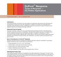 DuPont Neoprene | PDF | Polymers | Extrusion