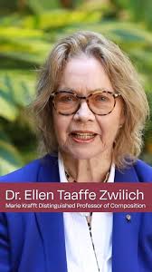 Today is the day! Register here to join Dr Ellen Taaffe Zwilich, our  esteemed faculty member and first female recipient of the Pulitzer Prize in  Music, as she hosts a series of talks with Q&A. ...
