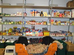 When we first moved in i kind of just started putting things. Grace Community Food Pantry