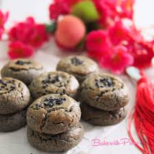 And this is my basic low sugar cookie dough. Black Sesame Cookies Low Sugar Bake With Paws