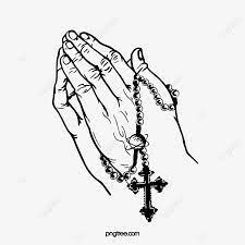 Praying God Cross Necklace Prayer Clipart Hand Painted Black Line Png Transparent Clipart Image And Psd File For Free Download Vector Icons Free Cross Necklace Prayer Clipart
