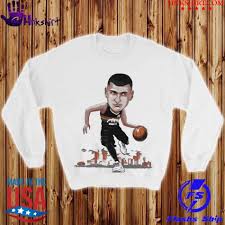 Denver nuggets men's apparel, denver nuggets men's shop. Official Nuggets Merch Denver Nuggets Nikola Jokic Caricature Player Shirt Hoodie Sweater Long Sleeve And Tank Top