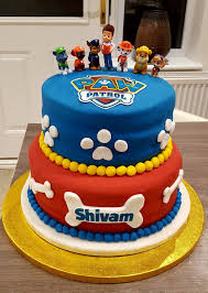 Paw Patrol Birthday Cake For 4 Year Old Boy Paw Patrol Cake For My Son S 4th Birthday Paw Patrol Birthday Party Cake Paw Patrol Birthday Cake Boys Paw Patrol Birthday Cake