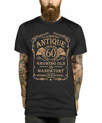 60th birthday t shirt gift idea for men