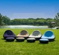 On Sale Inflatable Movie Chair Comfortable Flocking & Pink ...