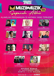 Tv3malaysia official 338.679 views2 year ago. Senarai 30 Lagu Separuh Akhir Muzik Muzik 35 2020 Iluminasi