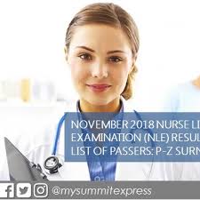 P-Z Passers: November 2018 NLE Results