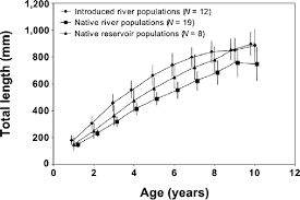 Age Growth And Mortality Of Introduced Flathead Catfish In