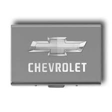 personalized chevrolet card holder gift