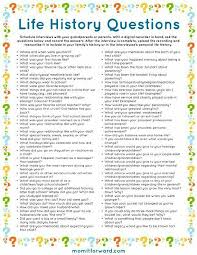 Life History Questions Journal Writing Prompts This Or That Questions Family History