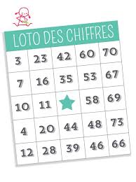 Le Loto Des Nombres Le Loto Loto Calendrier Annuel Imprimable