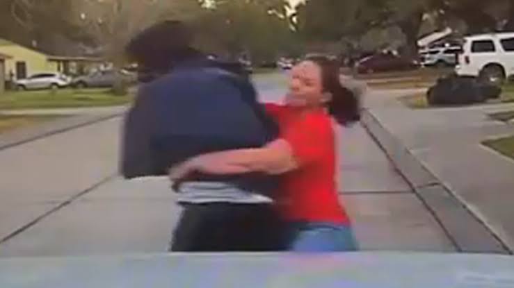Tackle of the year: Texas mom takes down man suspected of peeping in her  daughter's window - 6abc Philadelphia