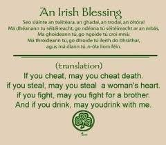 Conrad arensberg dinah maria craik enya luke gerson lady gregory james larkin john locke john millington and also the many wise irish women and men from where the old irish blessings, proverbs & toasts were handed down through the generations. Irish Malarkey