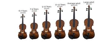 Size Guide For Violins Violas And Cellos Normans News