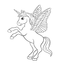 Coloring page the unicorn and princess. Printable Coloring Printable Full Size Coloring Pages For Kids Unicorn