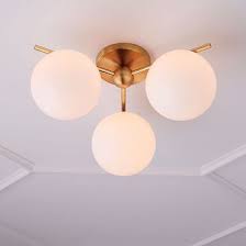 Sphere Stem Flushmount I Want Two Of These One For Each End Of My Entry Hall Modern Flush Mount Ceiling Light Bedroom Ceiling Light Bedroom Light Fixtures