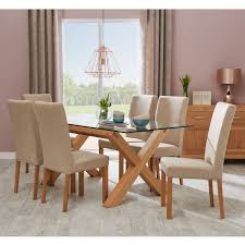 Dining room furniture, modern, contemporary and cheap dining room. Casa Toledo Glass Table 6 Chairs