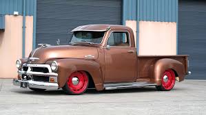 Image result for Medium Red 1955 Truck
