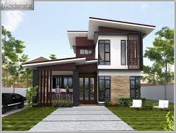 Modern Style Half House That You Can Transform Into A Four Bedroom Home Pinoy Eplans Modern House Philippines Simple House Design 2 Storey House Design