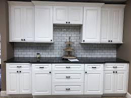 Classic raised panel door style rta cabinets. Aspen White Old City Kitchens