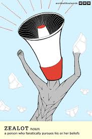 Zealot This Is A Person Who Shows Their Beliefs By Yelling It Out Making Sure People Know Because He Is Obsessed Wi Weird Words Dictionary Words Pretty Words