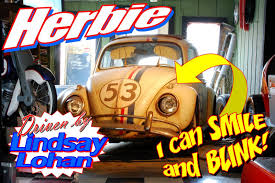 The volo classic car museum in illinois has this pink treat from the movie uncle buck for sale. Herbie Driven By Lindsey Lohan In A Herbie Movie At The Volo Auto Museum Volo Il Www Volocars Com Tv Cars Classic Cars Volo