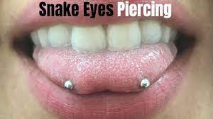 It's sometimes called a front tongue piercing and is likened to the eyes of a snake. Snake Eyes Piercing By Batel Skater Youtube