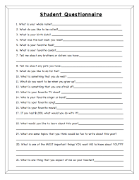 Student Questionnaire Pdf Educacion Ingles Nombres De Personajes Cuestionarios