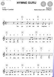 Apa Nada Dasar Dari Lagu Himne Guru Tolong Brainly Co Id